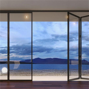 Zeyi Compre más, ahorre más Mosquitera Acordeón Empered Glass Bifold-Door <span class=keywords><strong>Puertas</strong></span> de patio Balcón Puerta plegable - Product Image 6