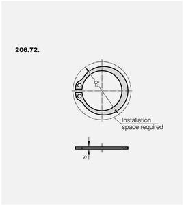 Anillo de Retención Externo para Eje DIN 471 Industrial - Product Image 2