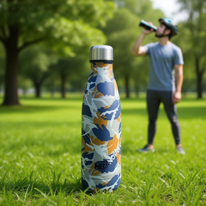 500ml Stainless Steel Tumbler Coca-Cola Camouflage (Matte) <b>Mug</b> - Product Image 3