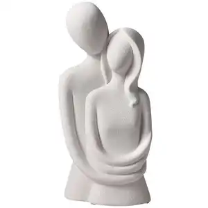 تمثال مجسم بتصميم إسكندنافي لشخصية المفكر زينة حرف السيراميك من الراتنج ديكور غرفة المعيشة هدية ديكور المنزل