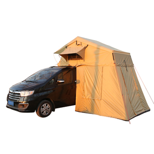 Coche en la azotea tienda Camper de cáscara suave de coche plegable Carpas <span class=keywords><strong>4x4</strong></span> de Camping al aire libre para la venta - Product Image 5