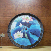 Cadre en bois et tissu Guansen GS23 de 33 pouces, fait main au Japon – Tendance, résistant aux UV, durable, écologique, pour le Nouvel An numérique
