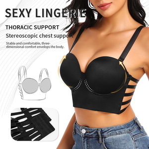 Soutien-gorge sculptant pour femmes, taille européenne, respirant, offrant un bon maintien, anti-affaissement, rehausseur de poitrine, anti-graisse dorsale, pour femmes matures à forte poitrine - Product Image 2