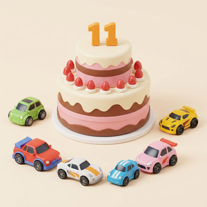 "Race <b>Car</b>" <b>toy</b> set (assorted styles)—zinc alloy birthday party favors suitable for children aged 2–4. - Product Image 4