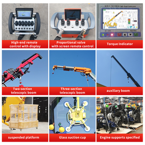 Grúa Araña Móvil de 1T, 2T, 3 Toneladas con Pluma Telescópica y Control Remoto para Elevación en Espacios Estrechos Interiores, Construcción, CE 10m 1. Completo Ra - Product Image 4