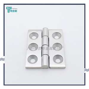 Charnière industrielle Telays Cl233 en acier inoxydable 304, robuste, 6 trous, surface polie - Product Image 4