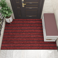 Alfombra de tiras, alfombra perforadora de agujas, Alfombra de siete rayas para pasillo, alfombrillas para puerta de cocina