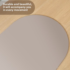 Tappetino Yoga Ovale Semicircolare in Gomma Naturale Antiscivolo, Spessore 5mm, con Superficie Opaca in PU, per Studio, all'Ingrosso, con Mock-up Gratuito - Product Image 4