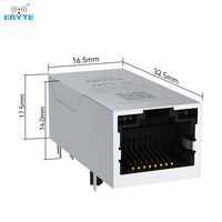 Ebyte NT1-M ODM Super Ethernet Port RJ45, Puerta de Enlace Ethernet Modbus, TCP a RTU, Internet de las Cosas, Módulo Serial TTL a Ethernet