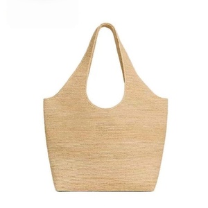 Bán Buôn Phụ Nữ Tốt Crochet Raffia Cỏ Lớn Xô <span class=keywords><strong>Handmade</strong></span> Dệt Túi Cỏ Tự Nhiên Giải Trí Túi - Product Image 4