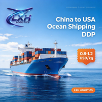Transitaire maritime LXH DDP Chine vers les États-Unis FBA avec assurance et service de suivi