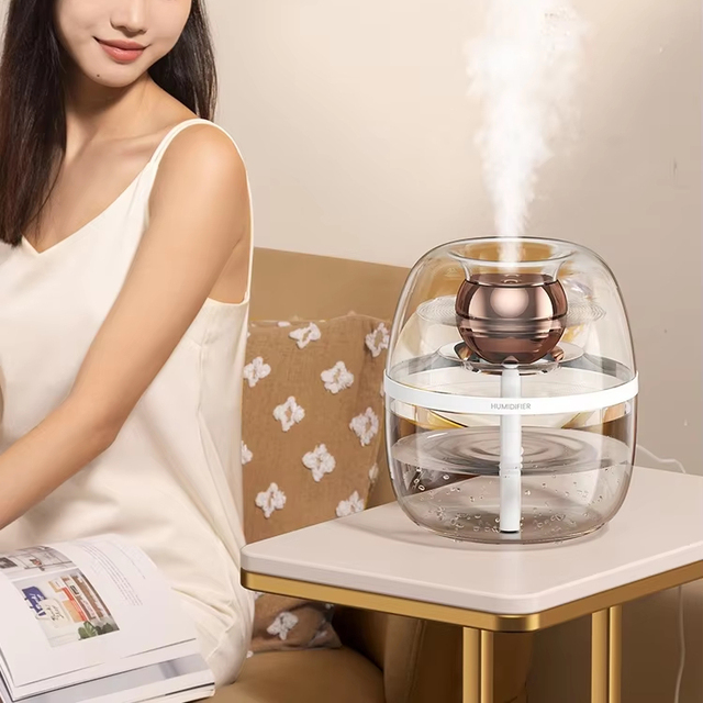 3000ml Portable Personal Cool Mist Humidifier for Office Dual Spray 3L Large Capacity Ultrasonic Humidifier Home Bedroom