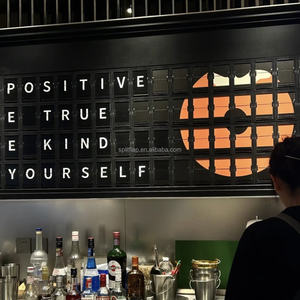 Tableau de départ des vols Tableau d'information de l'aéroport Affichage de la messagerie Flip Affichage du rabat divisé - Product Image 3