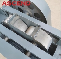 Mini machine de broyeur à double rouleau de laboratoire 200x125 200x150 600 kg/h capacité pour granit platine taille de sortie inférieure à 3mm en Afrique