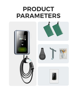 เครื่องชาร์จรถยน<span class=keywords><strong>ต</strong></span>์ไฟฟ้าแบบติดผนัง 7kW-22kW, 230V/400V ได้รับการรับรองมาตรฐาน CE/UL/FCC ชนิดที่ 2 OCPP1.6J IP65 หน้าจอ LCD 4.3 นิ้ว สำหรับใช้ในที่พักอาศัยและเชิงพาณิชย์ - Product Image 4