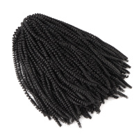 Extensions de cheveux synthétiques pré-étirées Afro Ez Twist Braid Spring Kinky Twist Crochet Butterfly Locks Passion Twist