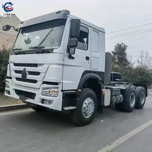 Exportação de caminhão trator Sinotruk 6x4 10 Wheel Howo usado para África, reforma de alta qualidade