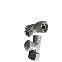 Connecteur hydraulique droit en acier au carbone et acier inoxydable anti-corrosion, adaptateur de tuyau robuste