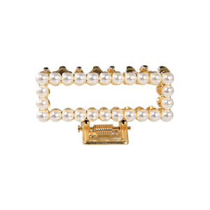 Pinces à cheveux en métal avec perles, style minimaliste élégant pour un usage quotidien - Product Image 2