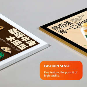 Étanche A1, A2, A3, A4 Ultra-mince Menu Publicité Boîte À Lumière Film Magasin Affichage Cadre Led Boîte À Lumière Restaurant - Product Image 4