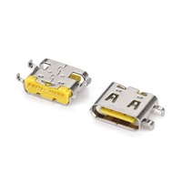 Conector USB Tipo C Mini de 1.5A, Conector USB C Hembra para Aplicaciones de PCB