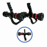 Lance d'incendie portable, flexible, réglable, avec débit sélectionnable 350L/min, équipement de pompier, lance automatique