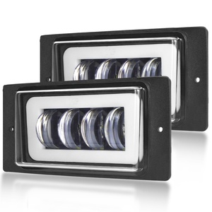 Projecteur antibrouillard Lada pour voiture, barre LED 6 pouces, lentille blanche jaune, DRL LED, feux de jour, feux de brouillard, clignotants, 40W, LED tout-terrain - Product Image 5