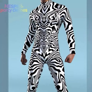 Mono HESPER con Estampado de Calavera para Hombre, Mono de una Pieza con Impresión Digital 3D, Traje de Anime para Adultos - Product Image 1