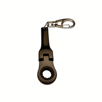Haute Qualité 10mm Stubby Tête Flexible À Cliquet Combinaison Clé Métrique À Cliquet Porte-clés