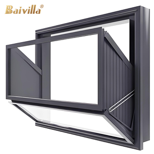 Fenêtre de balcon pliante automatique innovante Verre de haute qualité Style design moderne Grande fenêtre de toit qui s'ouvre sur un balcon - Product Image 2