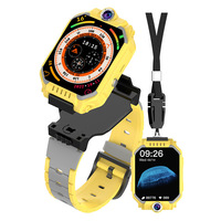 Q12/Q19 Smartwatch per Bambini, Orologio Telefono Intelligente per Studenti, Impermeabile, Schermo TFT Quadrato, Cinturino in Silicone Ecologico, Foto, Micro Chat, Video