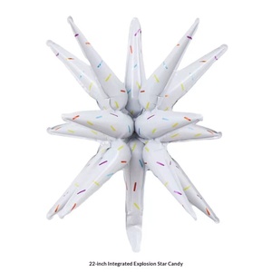 Ballons en aluminium de 22 pouces en forme d'étoile et de goutte d'<span class=keywords><strong>eau</strong></span> pour décorations de fête d'anniversaire, de mariage et de Noël - Product Image 4