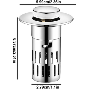 Bouchon de <span class=keywords><strong>lavabo</strong></span> de salle de bain antirouille à <span class=keywords><strong>prix</strong></span> avantageux, bouchon de douche pop-up pour <span class=keywords><strong>lavabo</strong></span> de salle de bain - Product Image 2