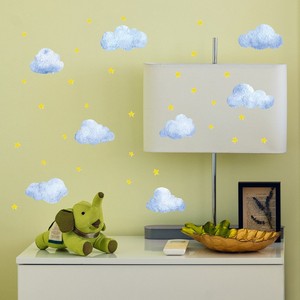 Decorazione Baby Room nuvola autoadesiva con stella incandescente adesivo da parete - Product Image 6