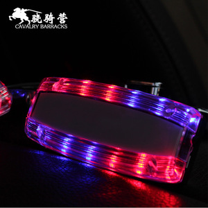 ไฟฉายคาดไหล่แบบ LED สำหรับทหารม้า สีแดงน้ำเงิน กระพริบได้ ชาร์จไฟได้ ใช้สำหรับเตือนภัยและลาดตระเวน - Product Image 1