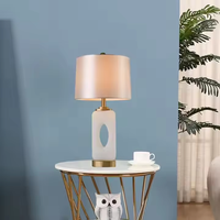 Lampe de table LED moderne de luxe en albâtre, décoration créative exclusive pour la maison, l'hôtel, le restaurant, le salon, le bureau, la table de bureau