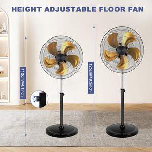 Ventiladores de Piso al Por Mayor, Precio de Fábrica, 220V, Ventilador Eléctrico Oscilante Moderno para Dormitorio, Uso Doméstico en Interiores - Product Image 4