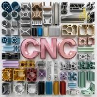 Pièces métalliques de précision CNC à prototype rapide 5 axes, pièces CNC en aluminium sur mesure, profilé en aluminium 5052, alliage d'aluminium, revêtement en poudre