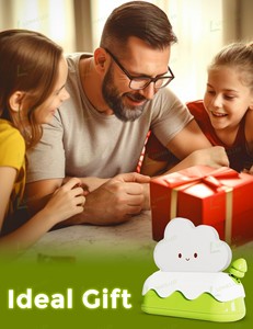 Veilleuse de chevet LOHAS, type nuage <span class=keywords><strong>kawaii</strong></span>, rechargeable par USB Type-C, lumières LED RGB changeantes de couleur pour chambre à coucher, chambre d'enfant - Product Image 3