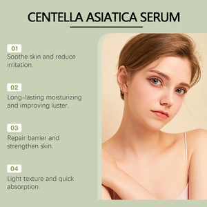 Tây tháng hữu cơ mặt da làm mịn dưỡng ẩm làm sáng sửa chữa tăng cường Hữu Cơ <span class=keywords><strong>Centella</strong></span> Châu Á chiết xuất huyết thanh - Product Image 5
