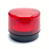 Luz LED estroboscópica de advertencia, azul, rojo y ámbar