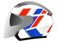 Casque ouvert haute performance avec contour de tête ergonomique Cascos Para Moto casques de moto matériau ABS