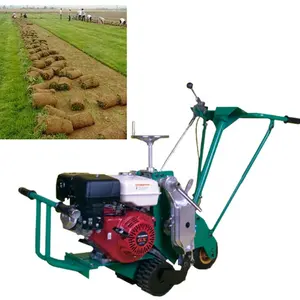 Mão profissional Push Propelled Garden Reel Lawn Shovel Moving Mower Trimmer Grass Cutter Cutting Sod Turf Machine For Sale