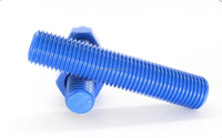 High Tensile B7 Grade 10.9 Galvanized Astm A193 B16 Stud Bolt Full 2H A194 Gr.4 Nut L7 Bolts Metric Steel Threaded Rod China