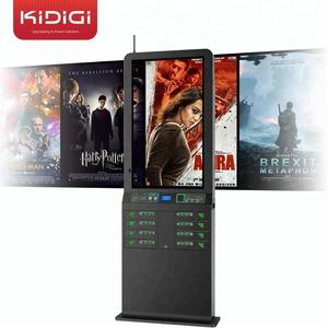 Livraison directe disponible - Casier de recharge MILESTONE à 8 compartiments avec écran de 43 pouces pour cinéma, hôpital, centre commercial - Product Image 6