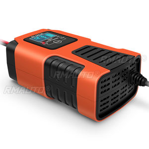 Chargeur de batterie de voiture intelligent entièrement automatique avec écran LCD pour applications 6V/12V 2AH-20AH de batteries au plomb-acide - Product Image 4