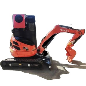Excavatrice sur chenilles Kubota U20 d'occasion, 2 tonnes, moteur certifié EMC, emballage EPR France, avec accessoire de ramassage, pompe moteur haute performance - Product Image 1