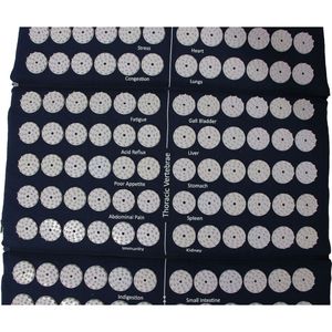 Estera de Yoga de acupuntura de algodón de tres pliegues muy cómoda para relajación muscular y alivio del dolor directo de la India - Product Image 6