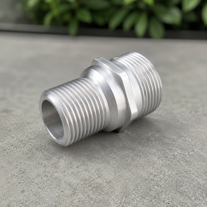 Fabricante de Accesorios de Aluminio Roscados Personalizados OEM, Mecanizado CNC para Equipos Industriales Neumáticos y Piezas de Conexión de Tuberías - Product Image 4