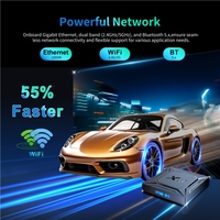 X96 M200 Amlogic 1000M Android 14 TV Box 2G 4G RAM 16G 32G 64G ROM M Gigabit Ethernet Soporte Personalización Logo Firmware